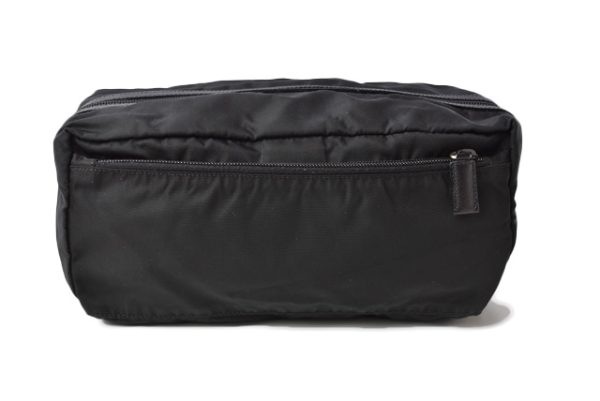 201215 28 p 5 Prada Pouch Clutch Bag Nylon Black