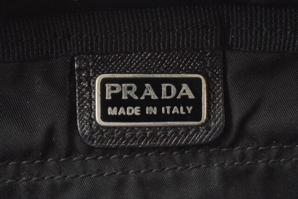 201215 28 p 8 Prada Pouch Clutch Bag Nylon Black