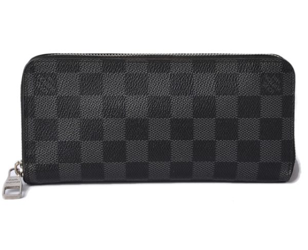 201225 10 lv 1 Louis Vuitton Long Wallet Zippy Damier Graphite