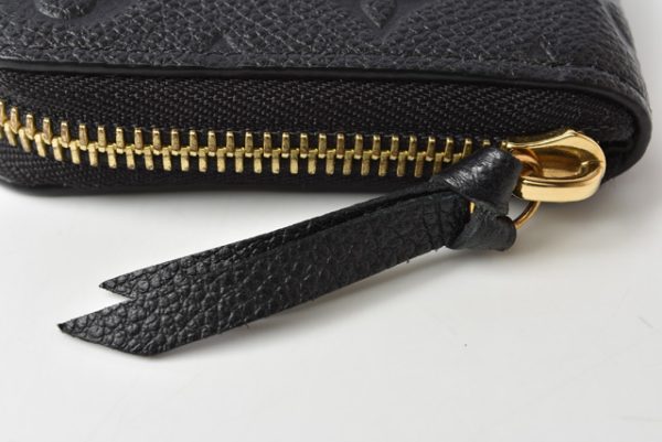 201225 11 lv 3 Louis Vuitton Long Wallet Clemence Empreinte Noir Black