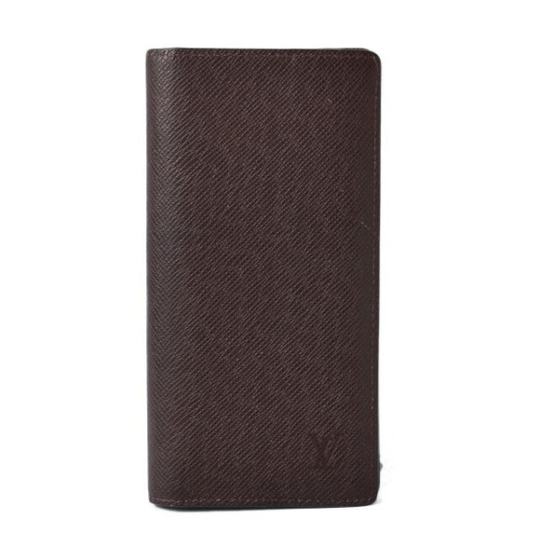 201225 15 lv 1 Louis Vuitton Long Wallet Portefeuille Brother Taiga Grizzly