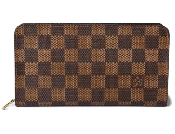 201225 20 lv 1 Louis Vuitton Long Wallet Portomone Zip Damier