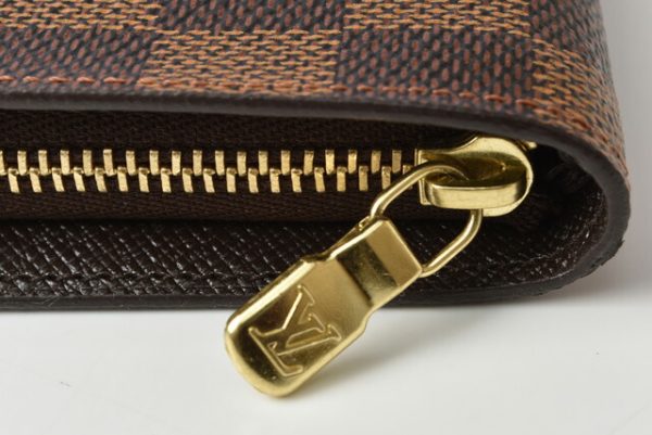 201225 20 lv 4 Louis Vuitton Portomone Zip Wallet Long Damier Brown