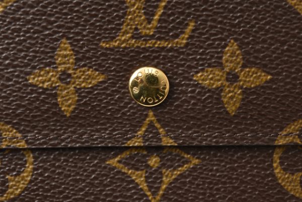 201225 4 lv 3 Louis Vuitton Elise Wallet Monogram Brown