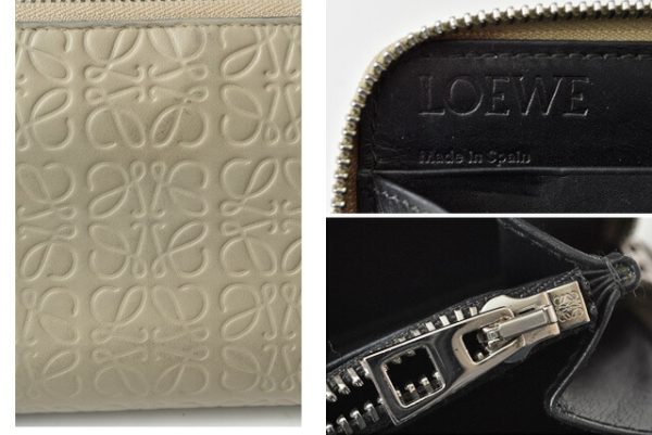 201225 5 lo 7 Loewe Long Wallet Calfskin Sand