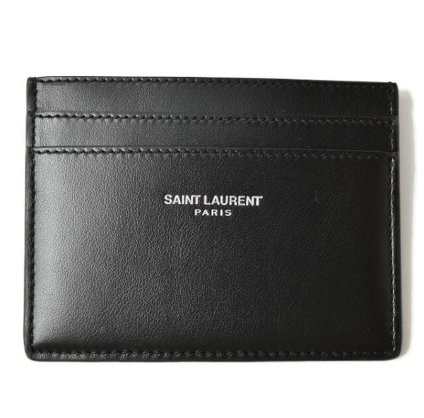 201225 635 08 1 Saint Laurent Card Case Studded Black