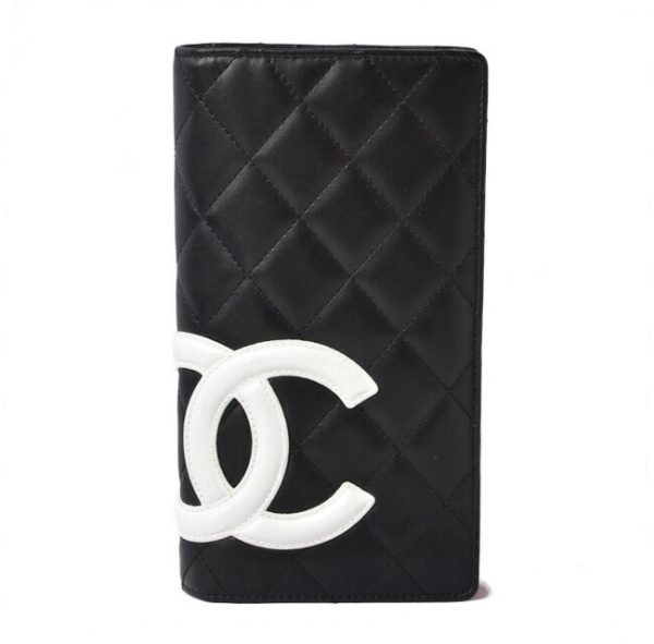 201225 7 c 1 CHANEL Long Wallet Caviar Black