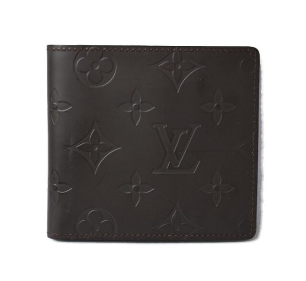 201225 8 lv 1 Louis Vuitton Wallet Calfskin Monogram Glace