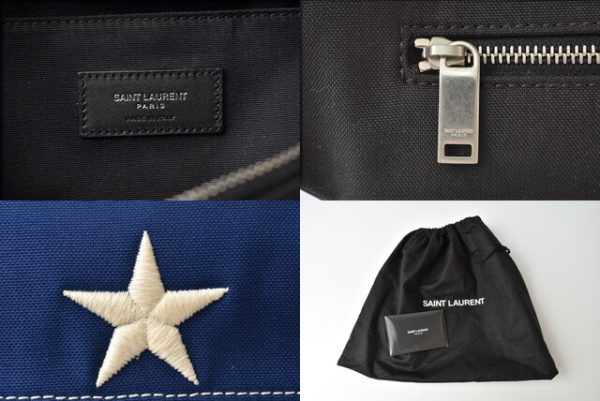 201226 652 07 8 Saint Laurent Body Bag Waist Pouch Marsupio Star Multicolor