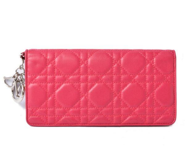 201229 16 d 1 Christian Dior Long Wallet Diorissimo Rose Pink