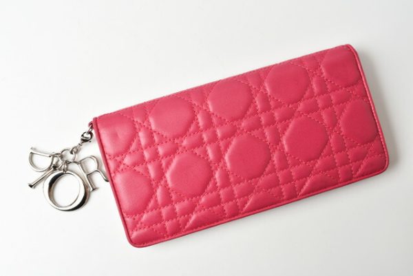 201229 16 d 2 Christian Dior Long Wallet Diorissimo Rose Pink