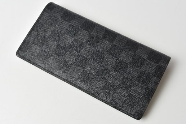 201229 17 lv 2 Louis Vuitton Long Wallet Portefeuille Brother Damier Graphite