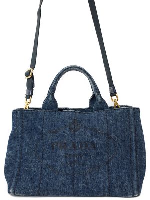 2019054740013 Balenciaga Blue Cabas Tote White