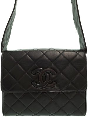 2020180970014 Chanel Handbag Matelasse Caviar Skin Black