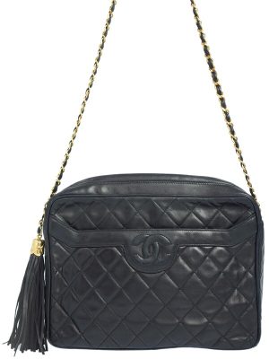 2020295400017 Chanel Lambskin Push Lock Chain Shoulder Bag