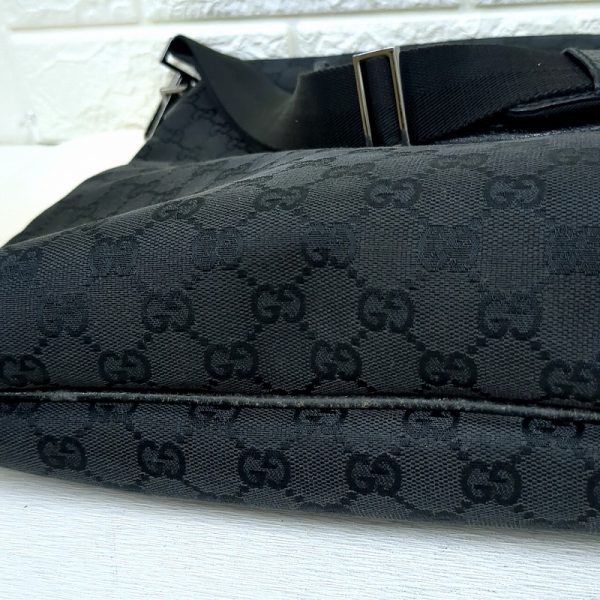 20231211 141034161 GUCCI GG pattern handbag shoulder bag black bag