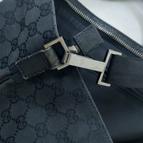 20231211 141858301 GUCCI GG pattern handbag shoulder bag black bag