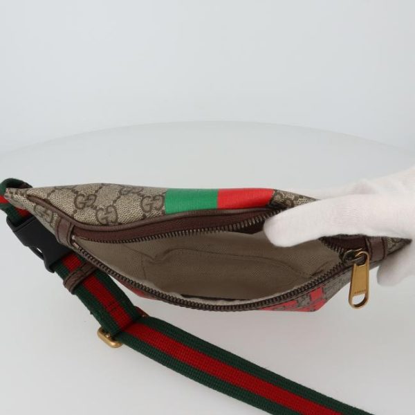 20240605184110 11 Gucci Tiger Belt GG Supreme Body Hip Bag Crossbody Waist Bag