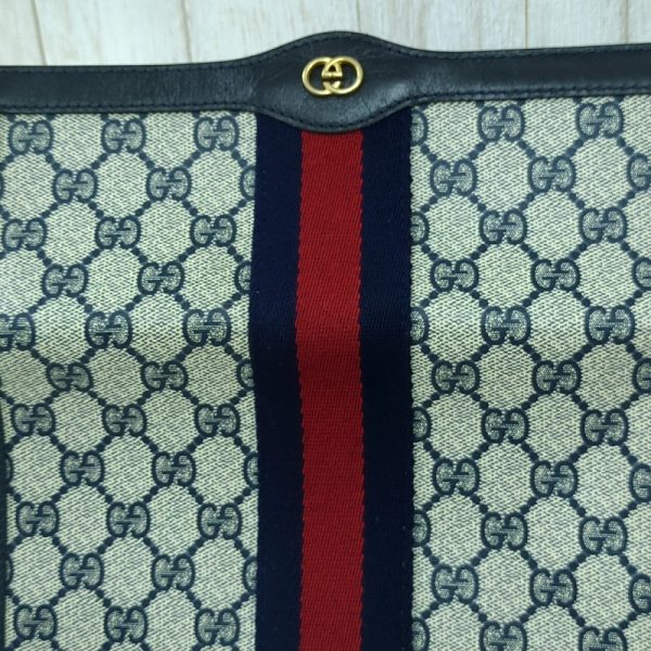 20240607 131009509 GUCCI GG Sherry Line Shoulder Bag Blue