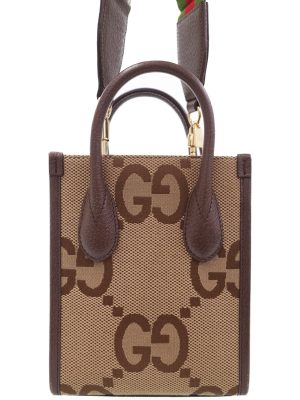 2024095400017 Gucci Boston Bag Canvas Beige