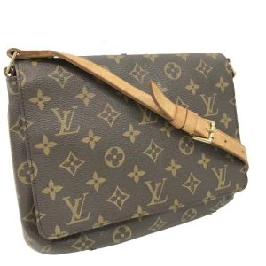 21 3700 1 Louis Vuitton Musette Tango Short Shoulder Bag Brown