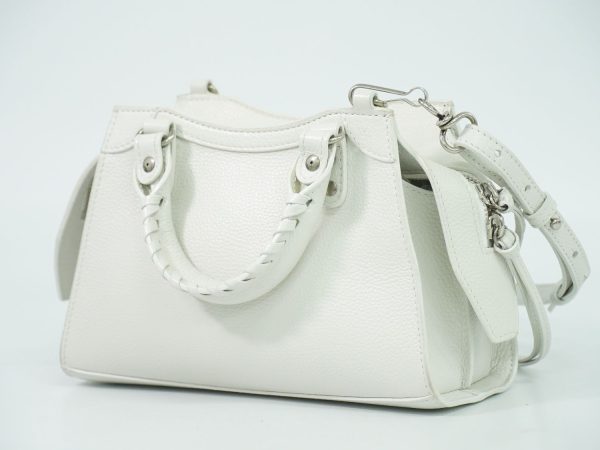 2100020000004992 2 Balenciaga Neo City Mini 2WAY Shoulder Bag Handbag Pochette White