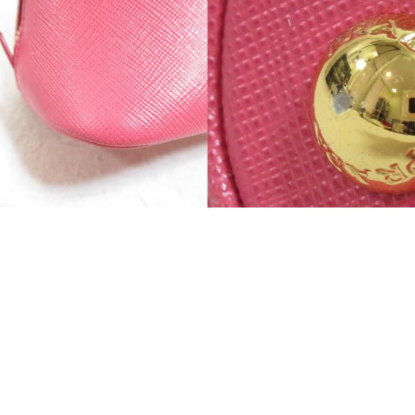 2100301106390 6c Prada 2Way Saffiano Tote Bag Pink