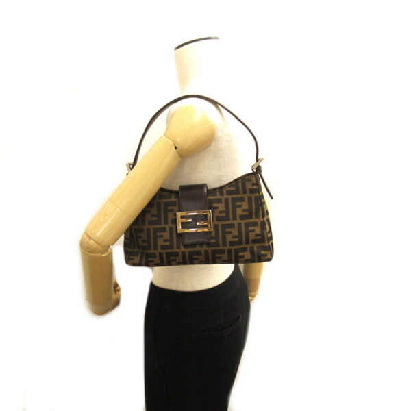 2100301139893 5 Fendi Zucca Shoulder Bag Brown