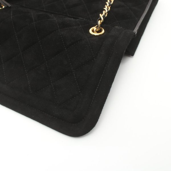 2100301147874 7 Chanel Matelasse Shoulder Bag Suede Black