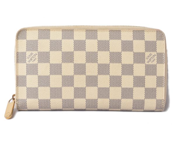 2100707 396 02 lv 1 Louis Vuitton Long Wallet Zippy Organizer Damier Azur