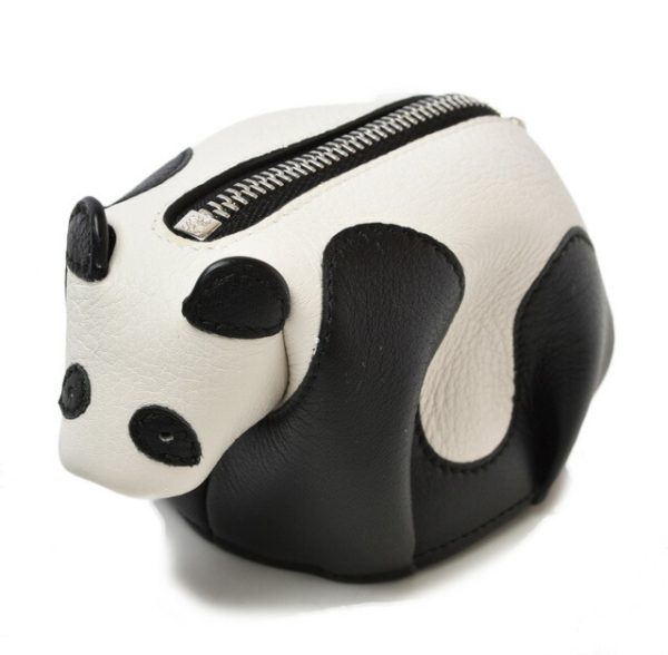 210115 843 10 lo 1 Loewe Coin Case Panda Charm Black White