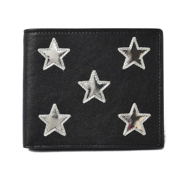 210115 865 02 ysl 1 Saint Laurent Folding Wallet Star Black