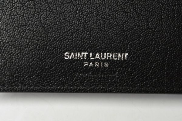 210115 865 02 ysl 5 Saint Laurent Folding Wallet Star Black