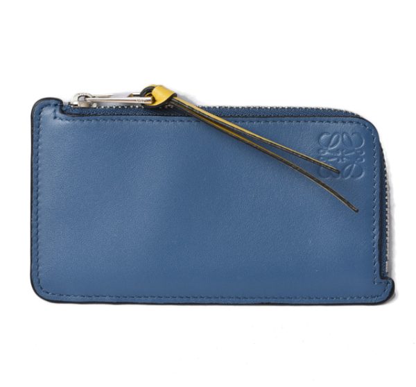 210115 865 03 lo 1 Loewe Mini Wallet Soft Calf Blue Yellow