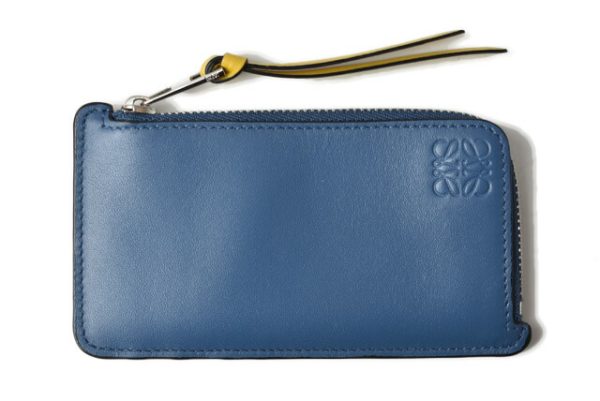 210115 865 03 lo 2 Loewe Mini Wallet Soft Calf Blue Yellow