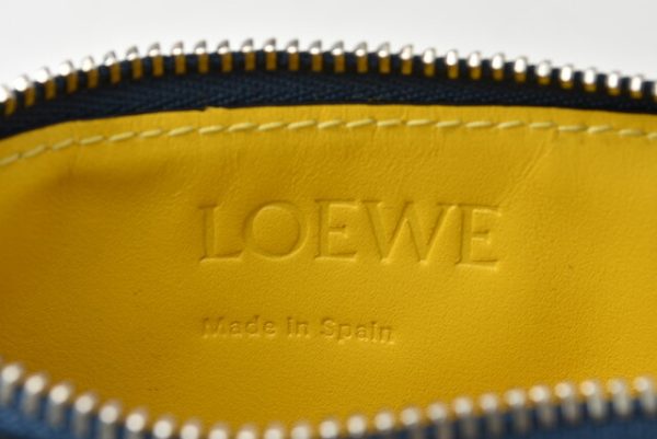 210115 865 03 lo 7 Loewe Mini Wallet Soft Calf Blue Yellow