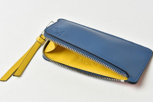 210115 865 03 lo 8 Loewe Mini Wallet Soft Calf Blue Yellow