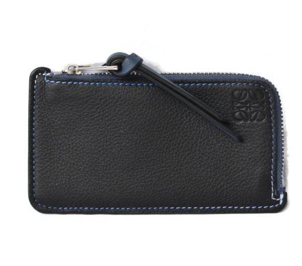 210115 865 04 lo 1 Loewe Mini Wallet Soft Calf Blue Blue