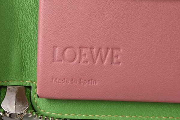 210115 865 09 lo 7 Loewe Wallet Folding Wallet Anagram Brown Multi Rainbow