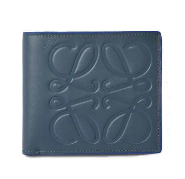 210115 865 10 lo 1 Loewe BillfWallet Calfskin Blue Black