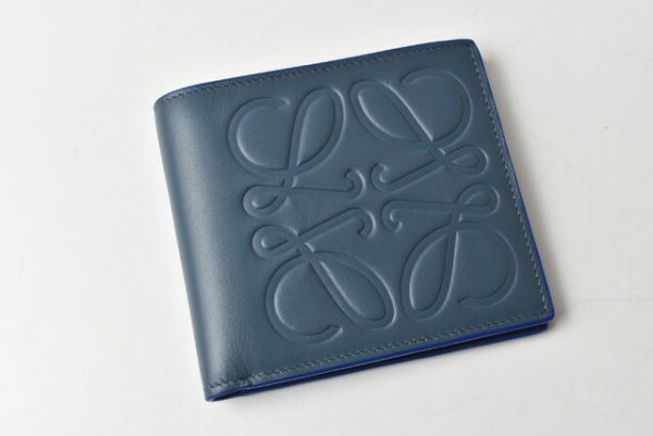 210115 865 10 lo 3 Loewe Wallet BillfCalfskin Blue Black