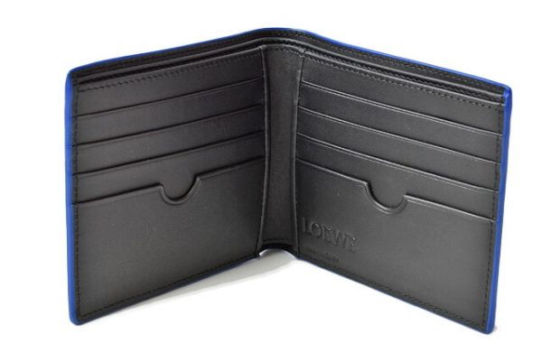 210115 865 10 lo 4 Loewe BillfWallet Calfskin Blue Black