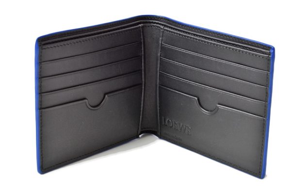 210115 865 10 lo 4 Loewe Wallet BillfCalfskin Blue Black