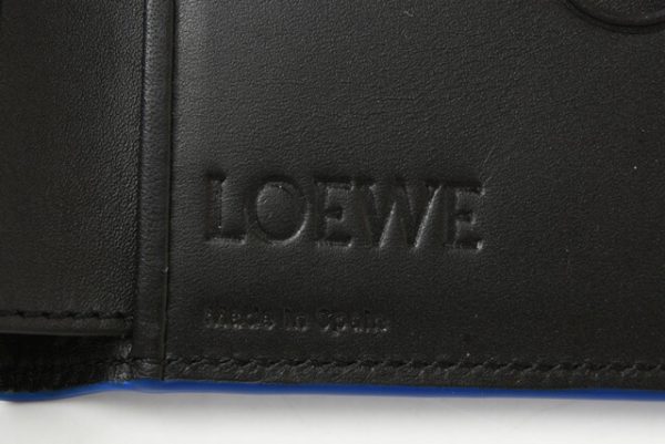 210115 865 10 lo 5 Loewe BillfWallet Calfskin Blue Black