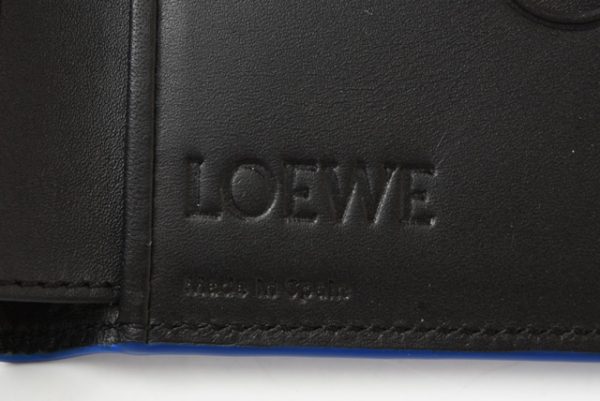 210115 865 10 lo 5 Loewe Wallet BillfCalfskin Blue Black