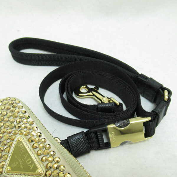 2101217096959 8 Prada Crystal Dog Lead Beige