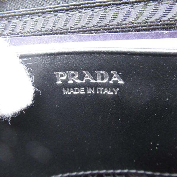 2101217362160 8 Prada Brushed Shoulder Pouch Black