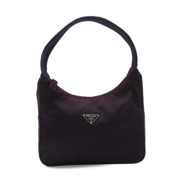 2101217386029 1 Prada Nylon Handbag Purple