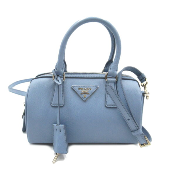 2101217487412 1 Prada 2Way Saffiano Mini Bag Blue