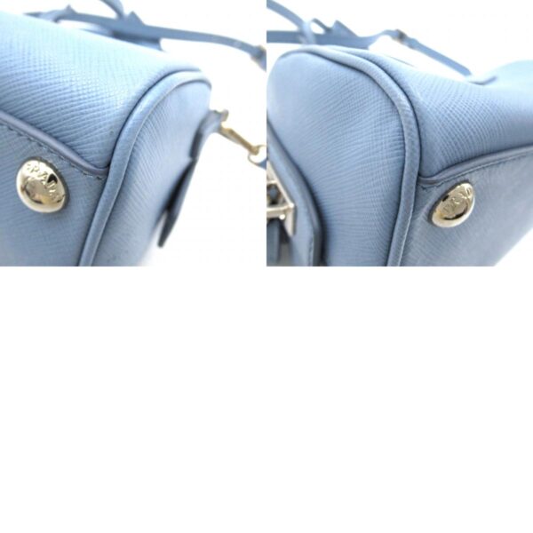 2101217487412 13c Prada 2Way Saffiano Mini Bag Blue